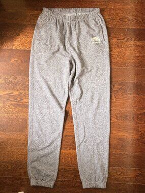 Roots Unisex Gray Salt and Pepper Sweat Pants with pockets-Small
